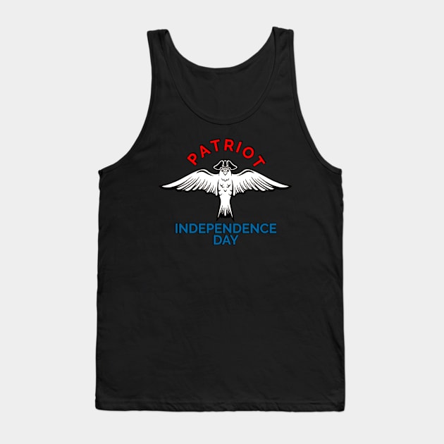 Patriot Independence Day Tank Top by 29Butterfly_Studio